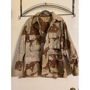 Terry Manufacturing Desert Camouflage Combat Coat Small Excellent condition